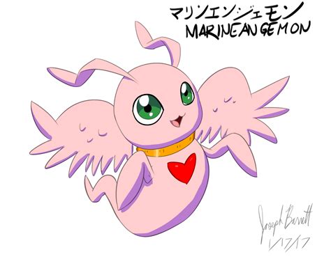 Digimon Marineangemon Evolution