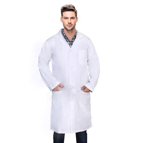 DR Uniforms Unisex Lab Coat White (100% Cotton) - Walmart.com