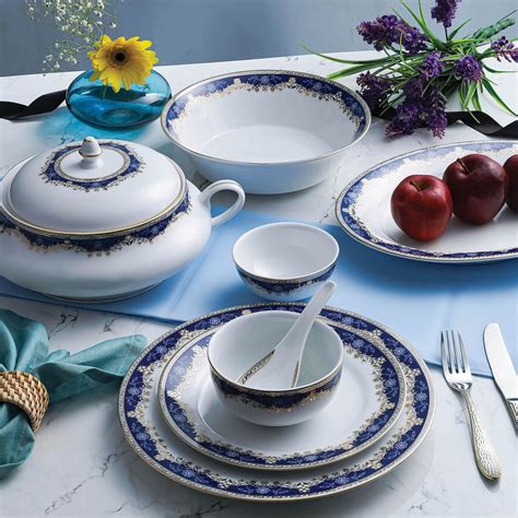 Peggy Oliver Aurora Collection 45 Pcs Dinner Set, Elegant Floral ...