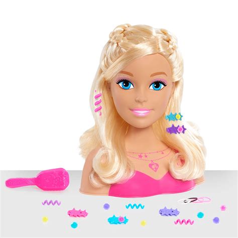 Amazon.com: Barbie Fashionistas 8-Inch Styling Head, Blonde, 20 Pieces ...