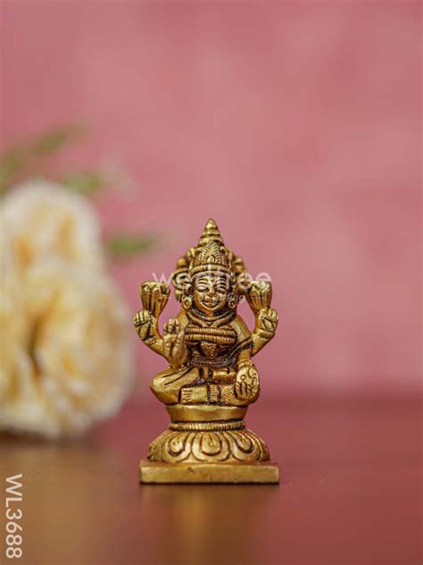 Brass Lakshmi Ganesha Saraswathi - Set of 3 - WL3688 – Wedtree
