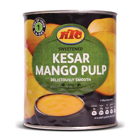 KTC Mango Pulp Kesar 6x850G - DESIMART.DK