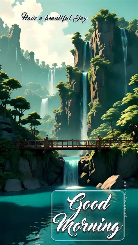 Nature's beautiful good morning wallpaper image - GEC Designs