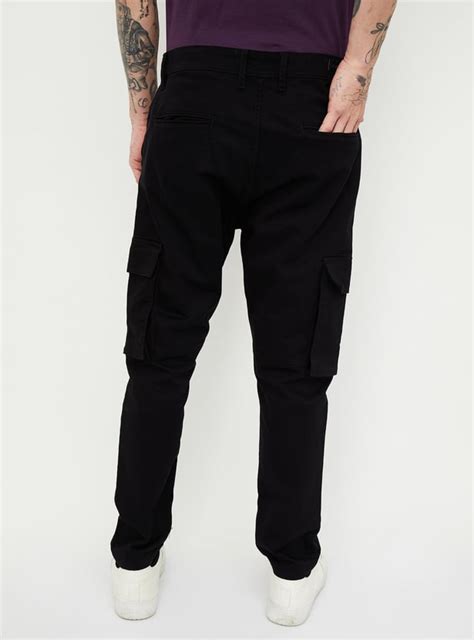 Buy Men Carrot Fit Cargo Trousers Online at just Rs. 1699.0 ...