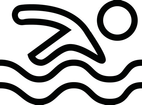 Swimming Black and White 的图像结果