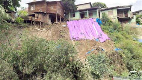 Nagaland: Massive landslide in Kohima damages 4 houses, 20 families ...