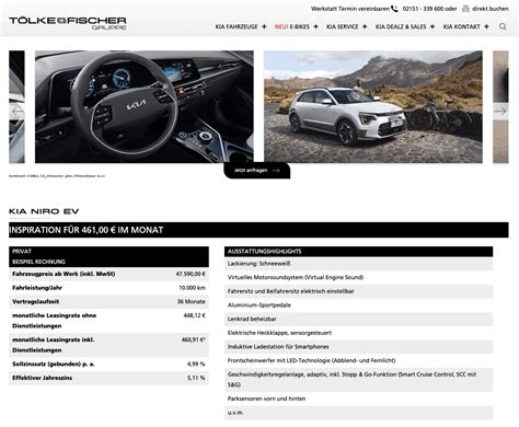 Kia Niro EV im Leasing für 448€ im Monat brutto - ntv Autoleasing