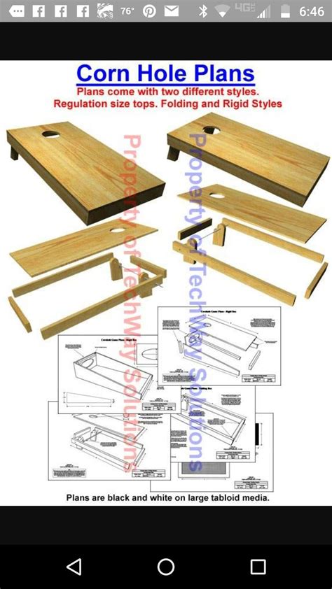 Best 13 Easiest Corn Hole Board Plans with Free Printable PDF – Artofit