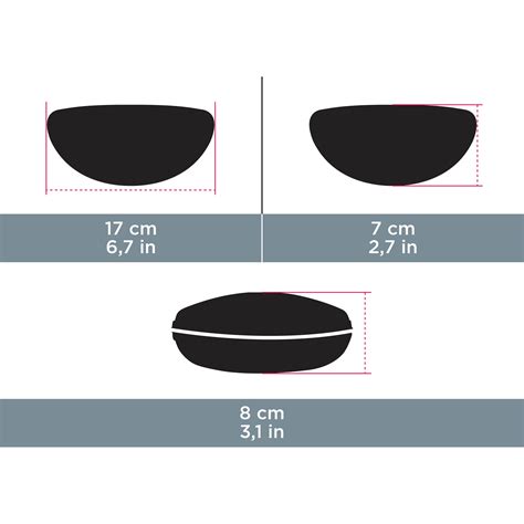 Rigid case for glasses - CASE 560 - Black - DecathlonB2B