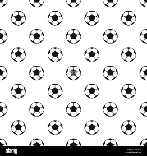 Soccer ball pattern, simple style Stock Vector Image & Art - Alamy