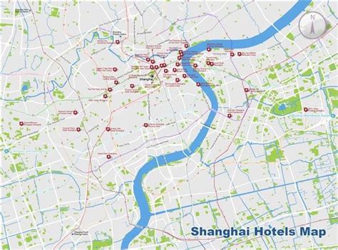 Shanghai Map, Map of Shanghai's Tourist Attractions and Subway