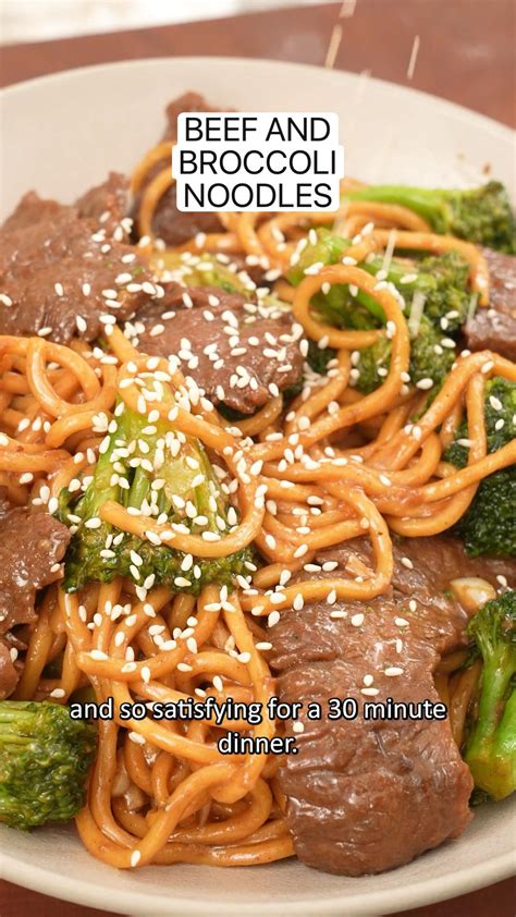 Beef and broccoli noodles – Artofit