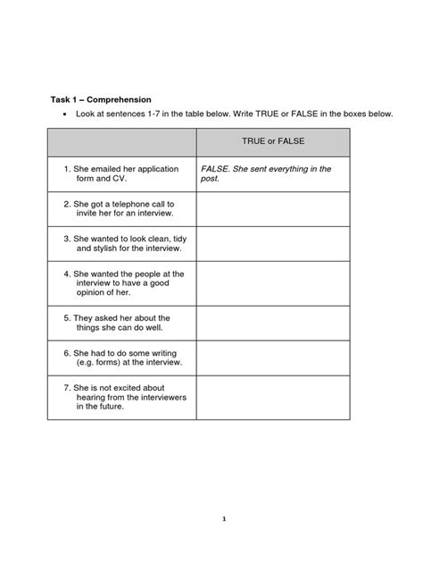 Job Interview Worksheet 的图像结果