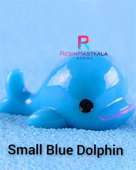 Small Blue Dolphin Miniature – Resinhastkala Store