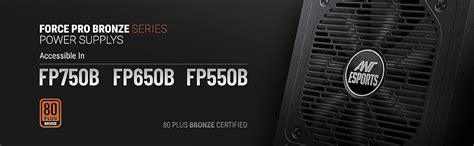 Amazon.in: Buy Ant Esports FP550B 80 Plus Bronze Certified Non Modular ...