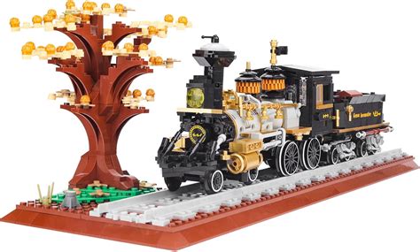 ChunBrommiSam Steam Train Building Blocks, Build Model Train Set, India ...