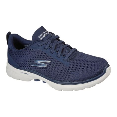 Buy SKECHERS GO WALK 6 - BOLD VISION Navy Blue Walking Shoes Online
