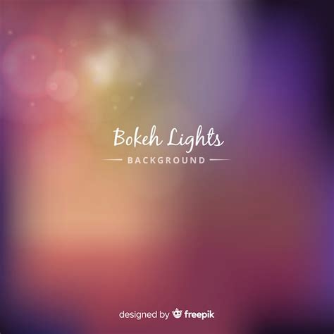 Abstract bokeh lights background | Free Vector