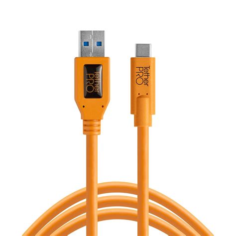 Tether Tools Usb 3.0 To Type C Cable With High Visibility For Personal ...