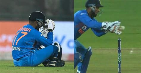 Rishabh Pant's 'Schoolboy Error' Behind The Stumps Costs India A Wicket ...