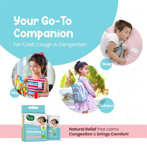 Natural Vapour Patches for Baby – Cold Relief & Nasal Comfort