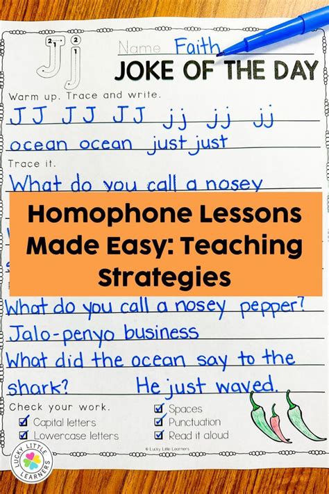 Image result for Homophone Tutorial