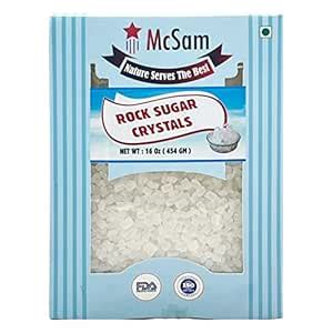 McSam Mishri Dana | 100% Pure And Natural | Sugar Crystal, Diamond Cut ...