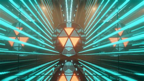 Download wallpaper 3840x2160 shape, neon, sphere, 3d hd background