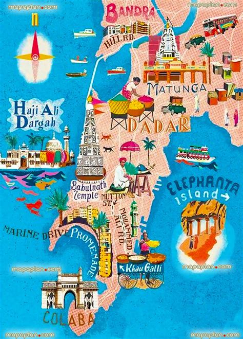Mumbai Map - Downloadable Tourist Guide for Visitors