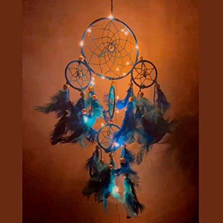 ILU® Dream Catcher with Lights, Wall Hangings, Crafts, Home Décor ...