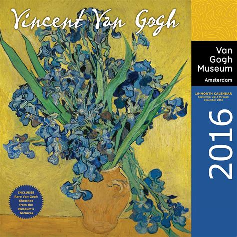 Buy Vincent Van Gogh, Van Gogh Museum Amsterdam 2016: 16-Month Calendar ...