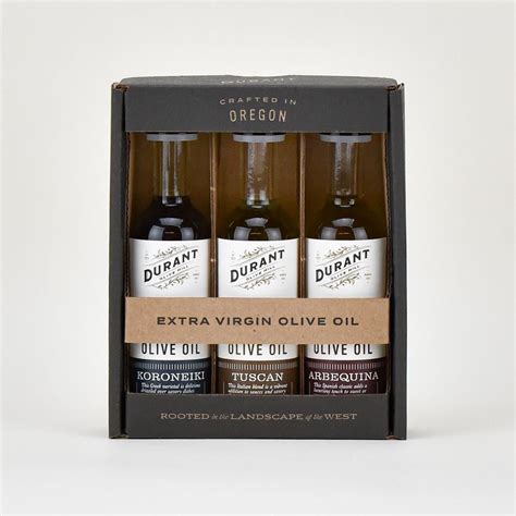 Durant Olive Mill Extra-Virgin Olive Oils Trio | Made In Oregon | Extra ...