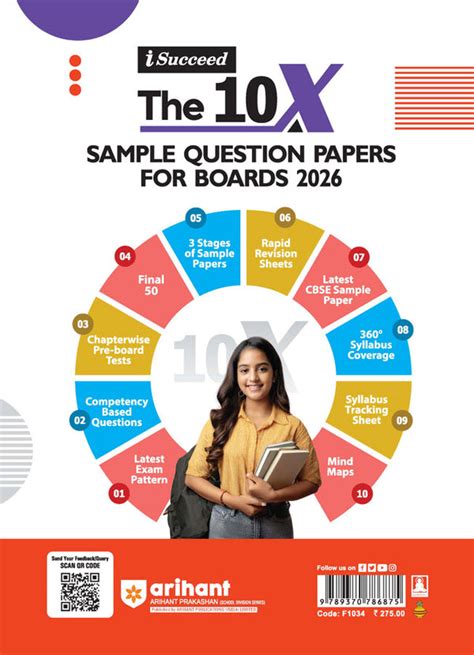 CBSE Class 10 Maths Sample Paper 2025-26 | i-succeed – arihantbooks