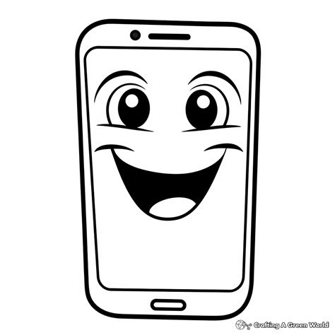 Phone Coloring Pages - Free & Printable!