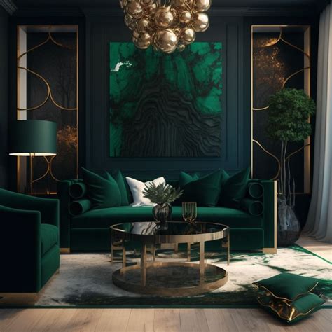 20 emerald green and gold living room ideas – Artofit