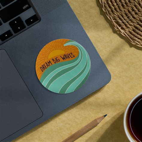 Dream Big Waves - Laptop Sticker – Factor Notes
