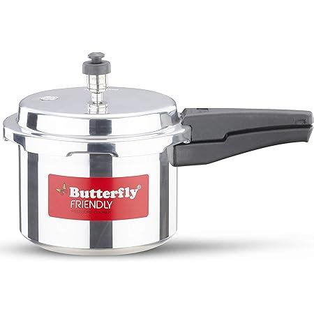 Buy Butterfly Standard Aluminium Outer Lid Pressure Cooker, 3 Litre ...