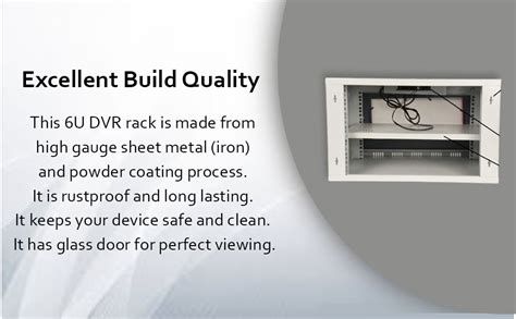 Amazon.in: Buy Crotomak 6U DVR, CCTV, NVR, Server, Network Rack with 4 ...