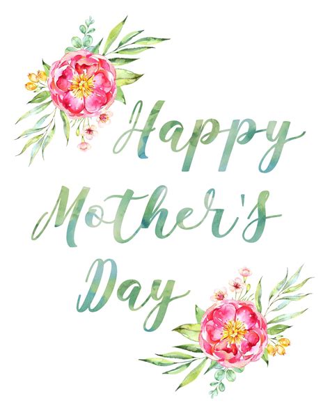 Happy Mothers Day Sign Printable - udlvirtual.esad.edu.br