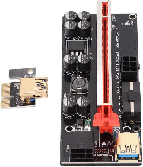 Buy Velaurs Riser Adapter Card, Good Contact Easy Fixation Power ...