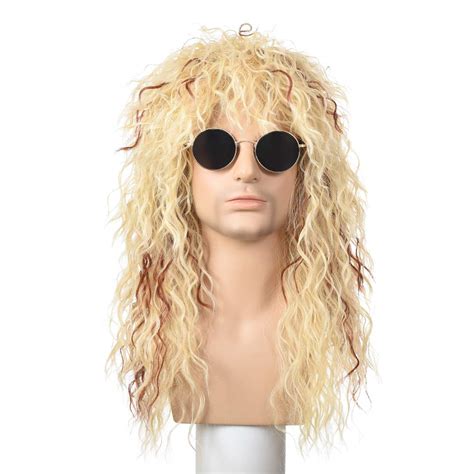 FALAMKA 80s Wigs for Men Mullet Wig Long Curly India | Ubuy