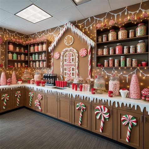 17+ Sweet Gingerbread House Office Decorating Ideas to Try This Holiday ...