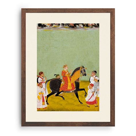 Equestrian Portrait of Maharana Raj Singh II of Mewar: Buy Rajasthani ...