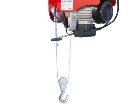 Palan électrique à câble 500/990kg 18/9m 1,6 kW 230 V télécommande SANS ...
