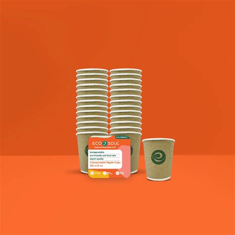 120ml Disposable Ripple Cups – ECOSOUL HOME INDIA