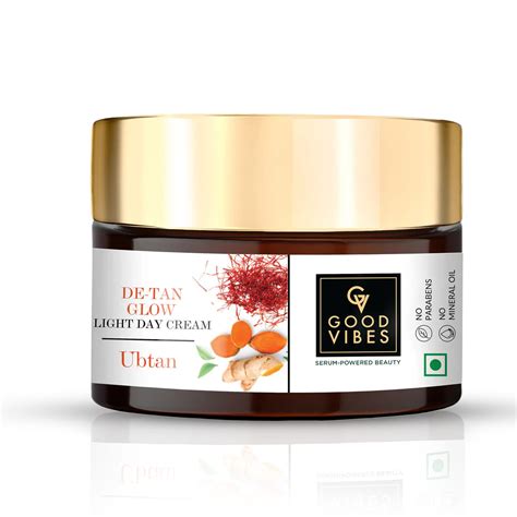 Ubtan De-Tan Glow Light Day Cream with Power of Serum – Good Vibes