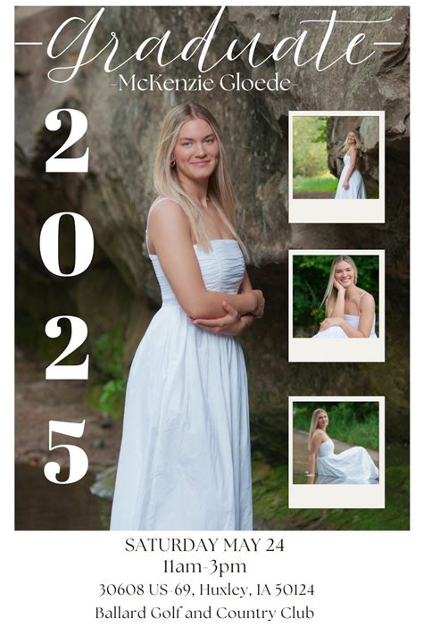 McKenzie’s Grad Party, Ballard Golf & Country Club, Huxley, 24 May 2025 ...