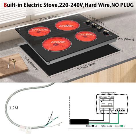 Karinear Electric Cooktop 24 Inch, 4 Burners India | Ubuy