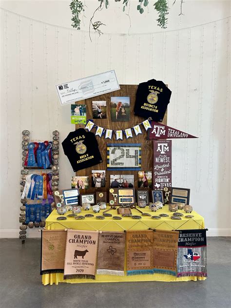 FFA Senior Table Display | Ffa senior tables, 4h display board ideas ...