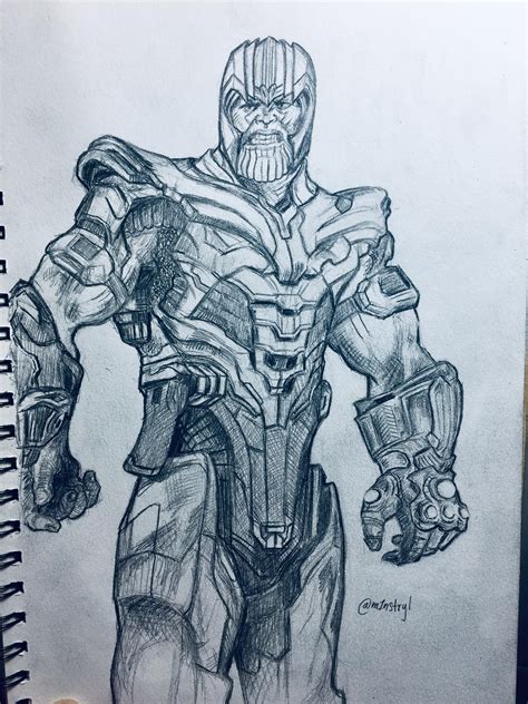Thanos Drawing